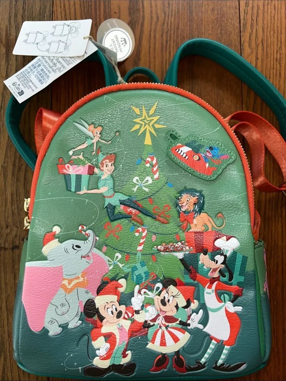 NWT Loungefly Disney Characters Mini Zip Backpack 🎒 Sturdy Straps.